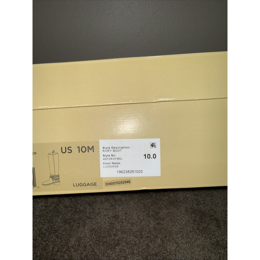 Michael Kors Rory Sz 10M Knee High Riding Boots Faux Leather Yellowstone Cowgirl - Picture 15 of 16